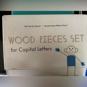Handwriting Without Tears Capital Letter  Wood Pieces